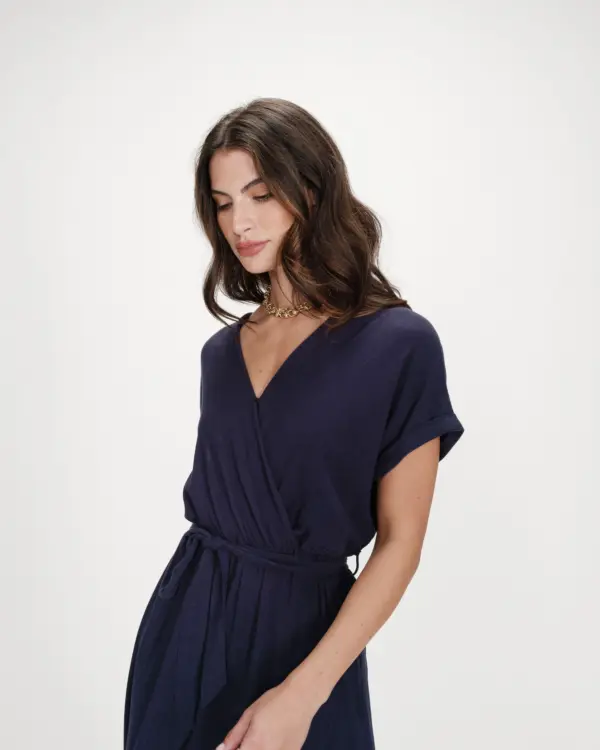 Pollen Dress - Navy