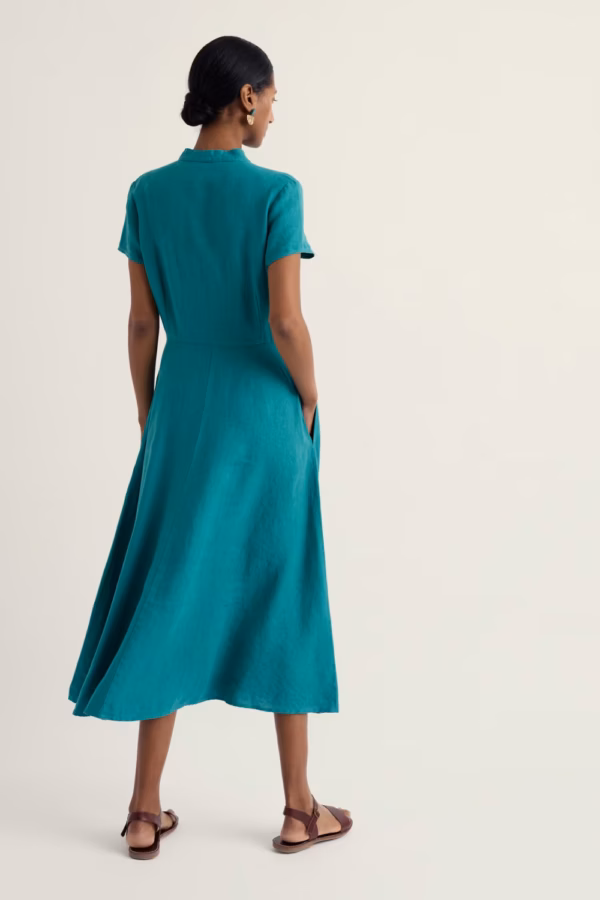 Carved Wood Dress Regular - Deep Blue