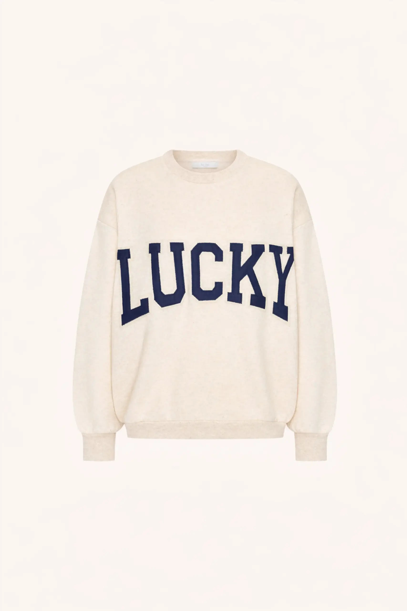 lili patchwork sweater - Oyster Melee - Afbeelding 5