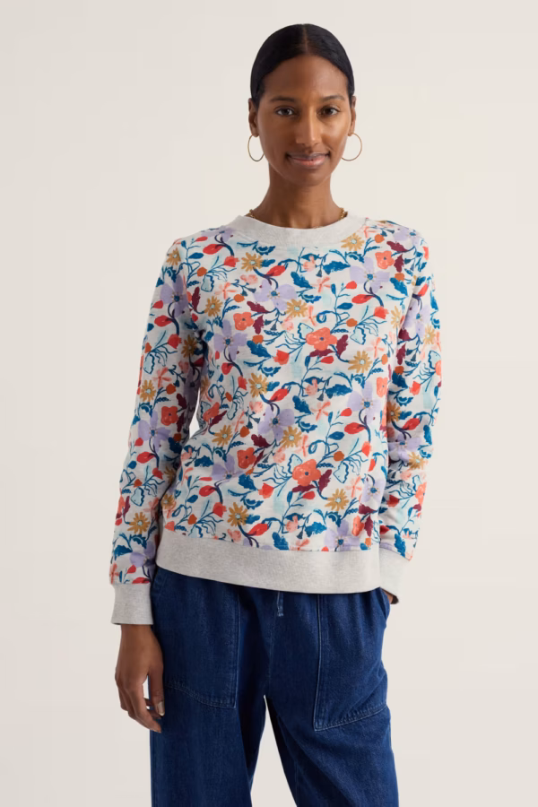 Bright Wave Sweatshirt - Wit