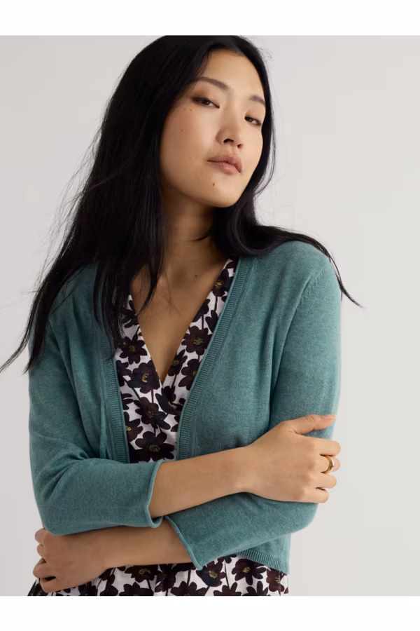 Vanessa Cardigan Regular - Aqua Green