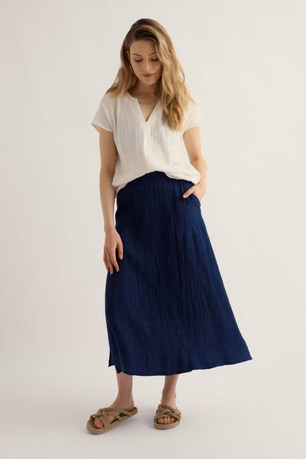 Bee Orchid Skirt - Donkerblauw
