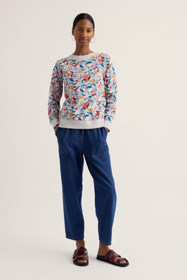 Bright Wave Sweatshirt - Wit
