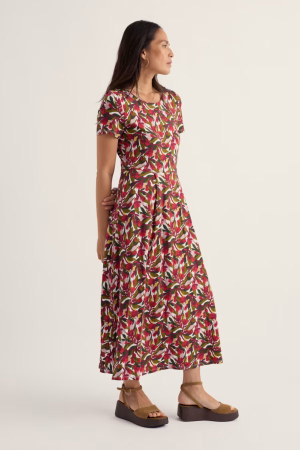 S/S Veronica Dress Regular - Rood