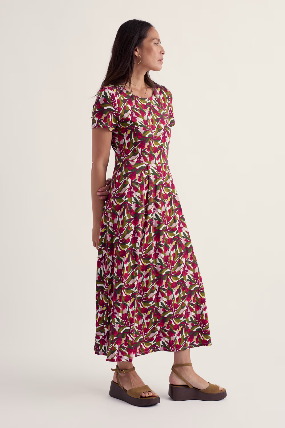 S/S Veronica Dress Regular - Rood