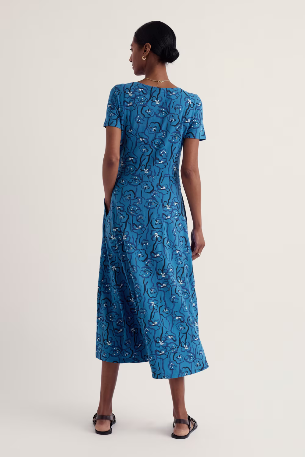 S/S Veronica Dress Regular - Blauw - Afbeelding 3