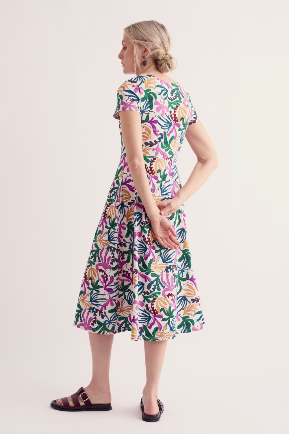 S/S Veronica Dress Regular - Off white - Afbeelding 3