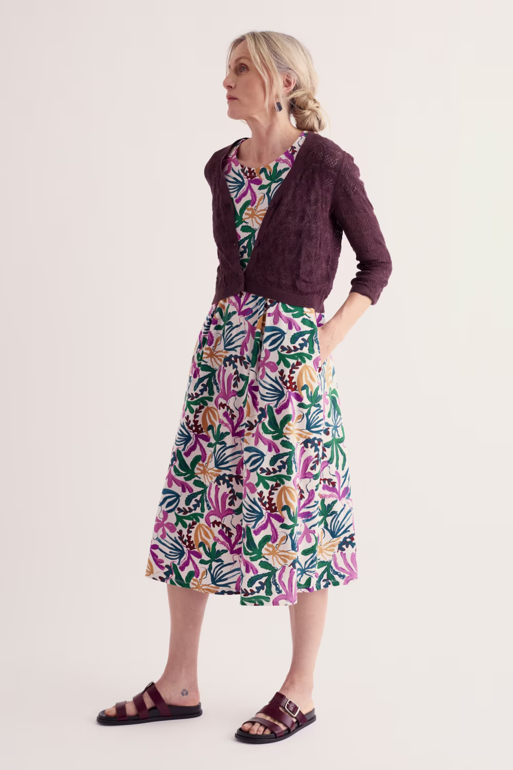 S/S Veronica Dress Regular - Off white - Afbeelding 4