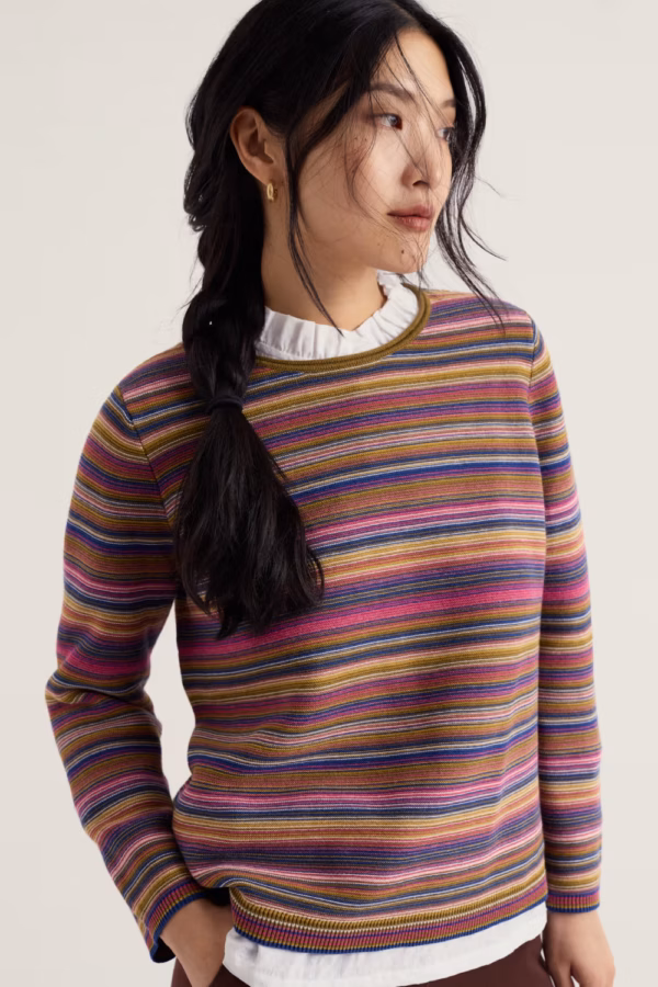 Makers Jumper - Moss Multi
