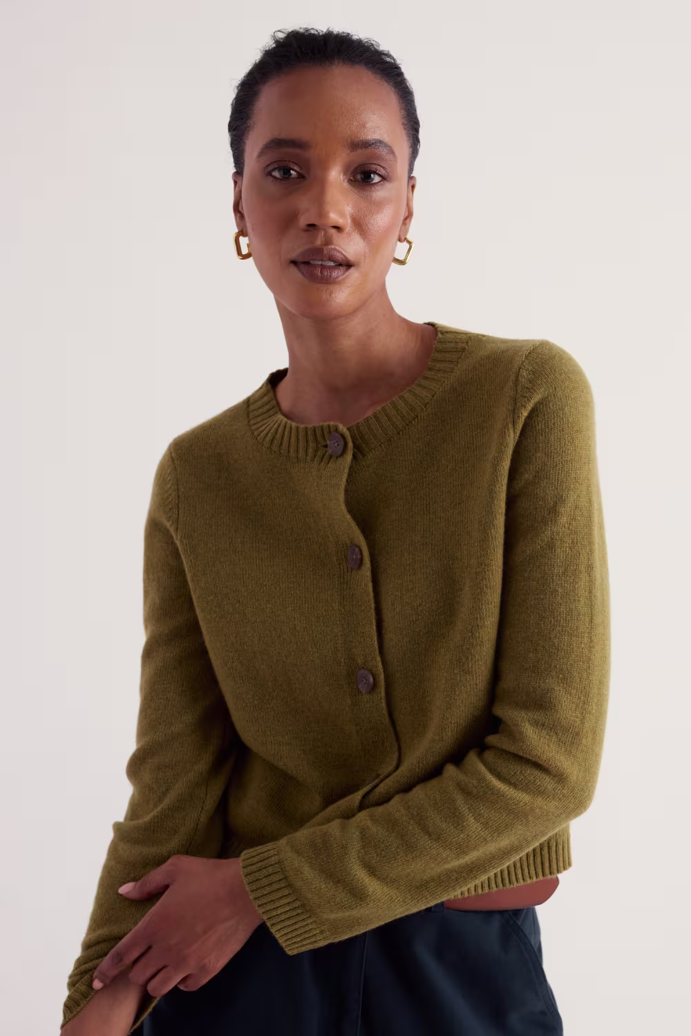 Tern Tide Cardigan - Fern moss