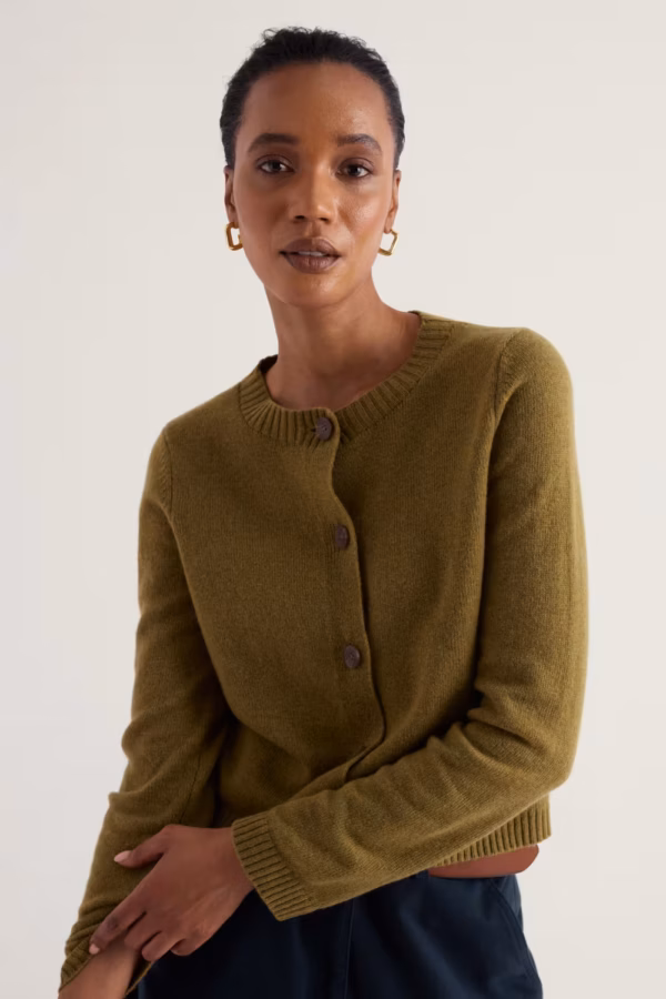 Tern Tide Cardigan - Fern moss
