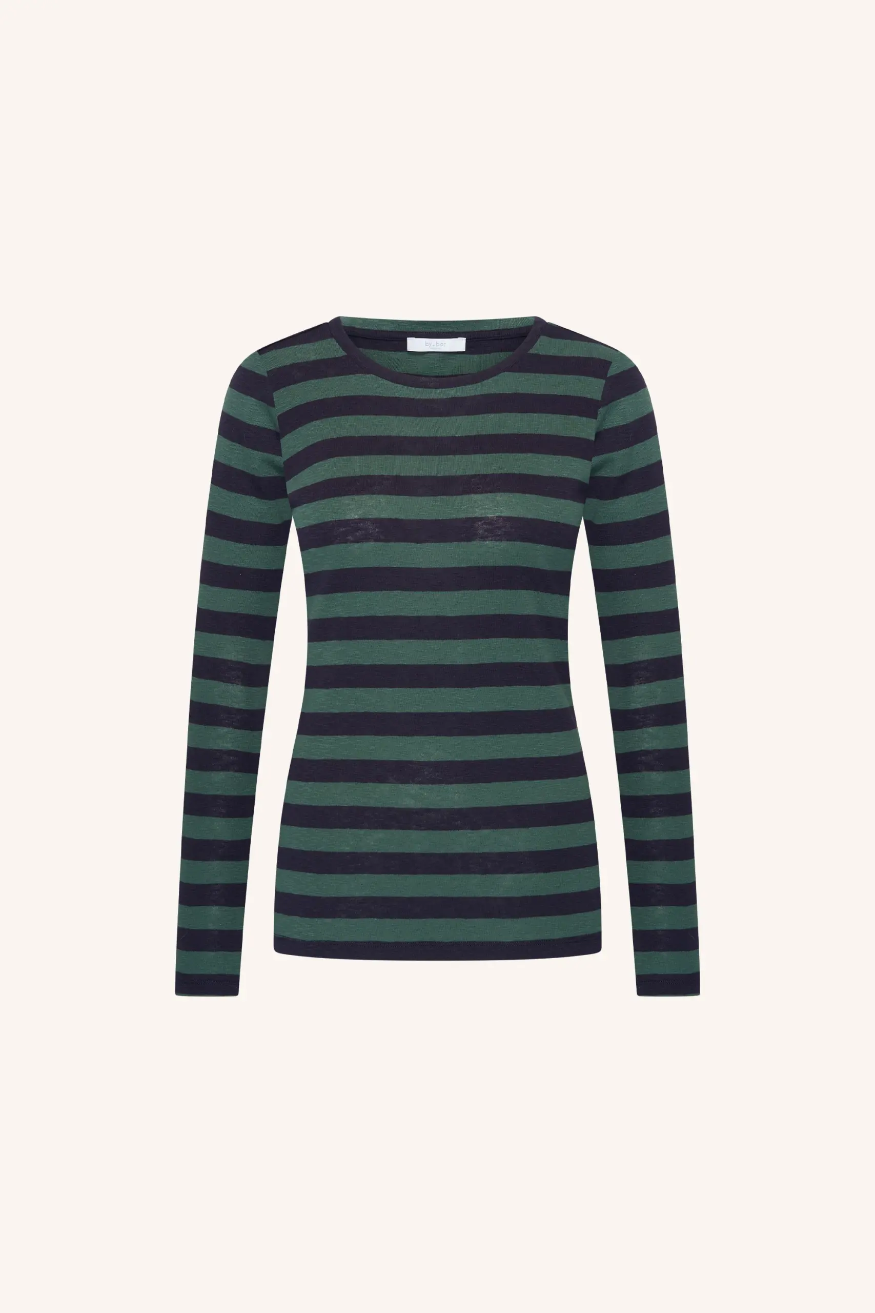 basic ls big stripe top - Deep Green - Afbeelding 5