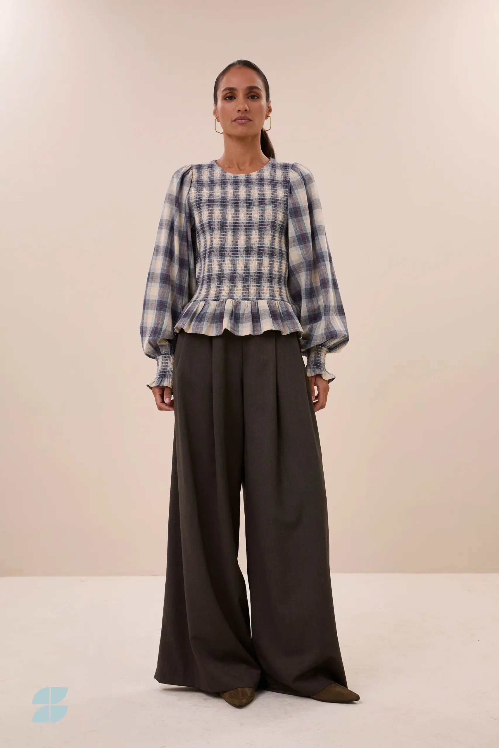 yena tokyo check blouse - tokyo check - Afbeelding 2