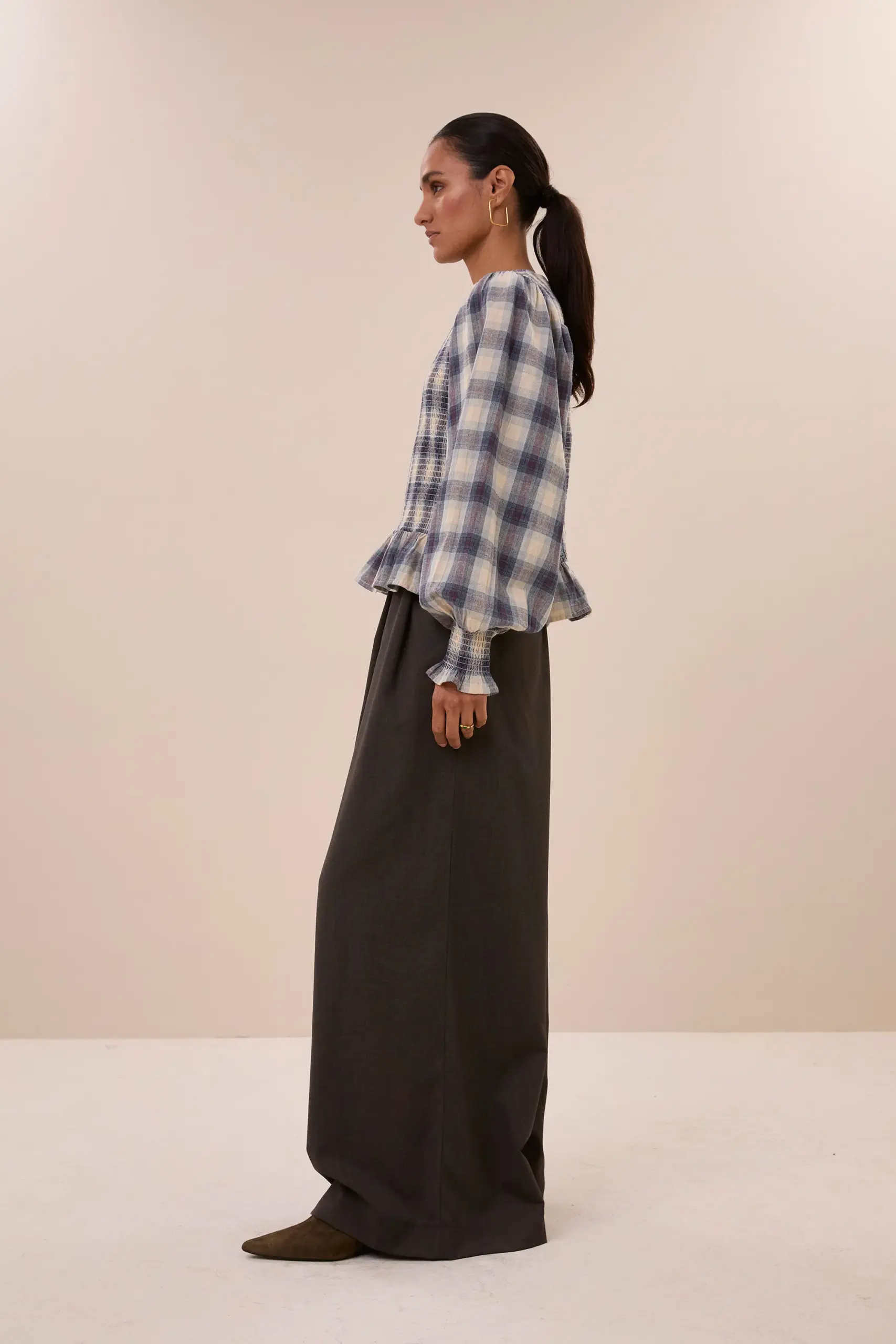 yena tokyo check blouse - tokyo check - Afbeelding 3
