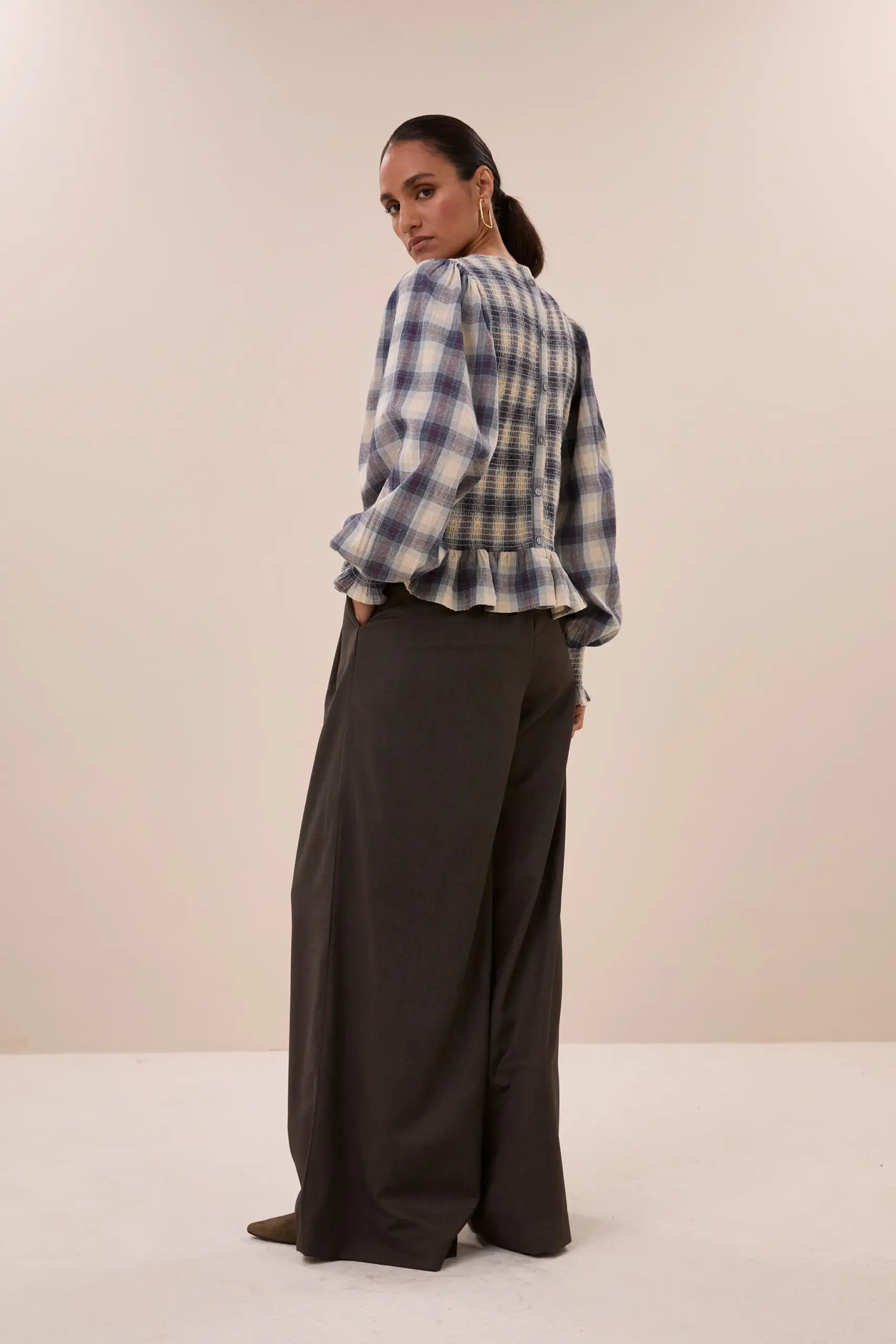 yena tokyo check blouse - tokyo check - Afbeelding 4