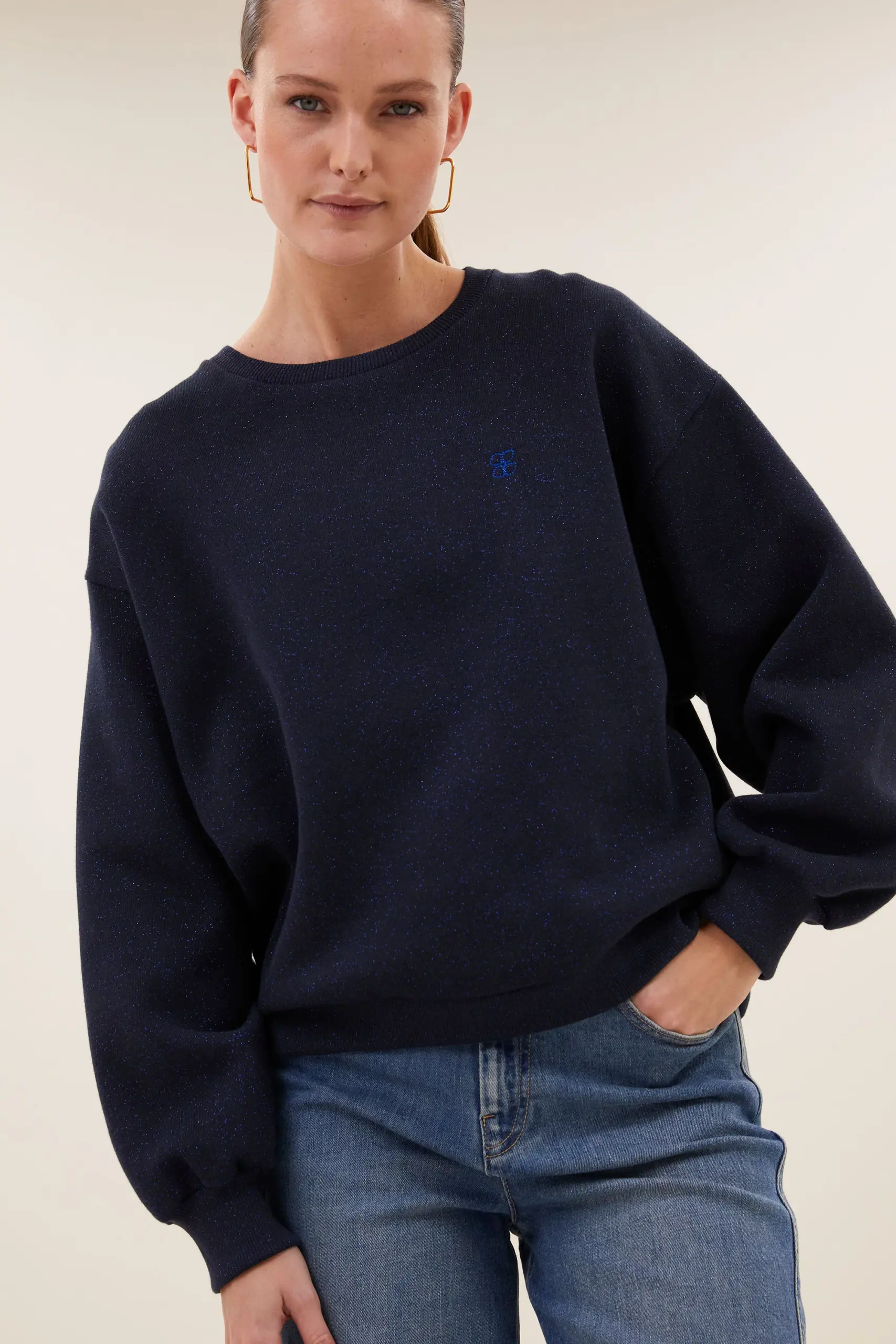 lili sparkle sweater - Midnight