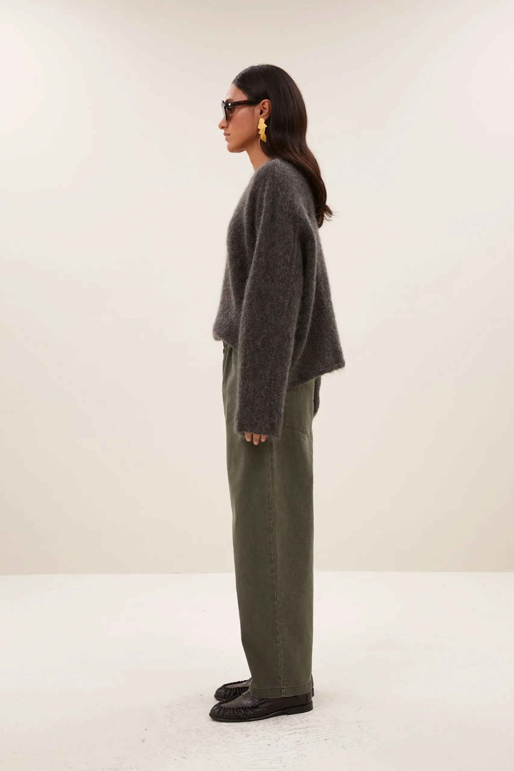 davi pants - Olijf - Afbeelding 2