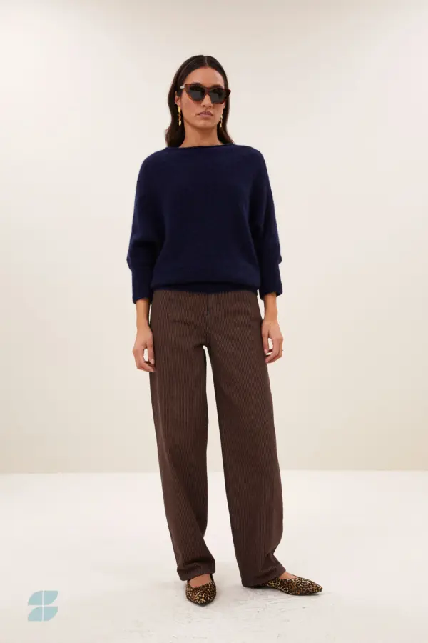 lew stripe jeans - copper stripe
