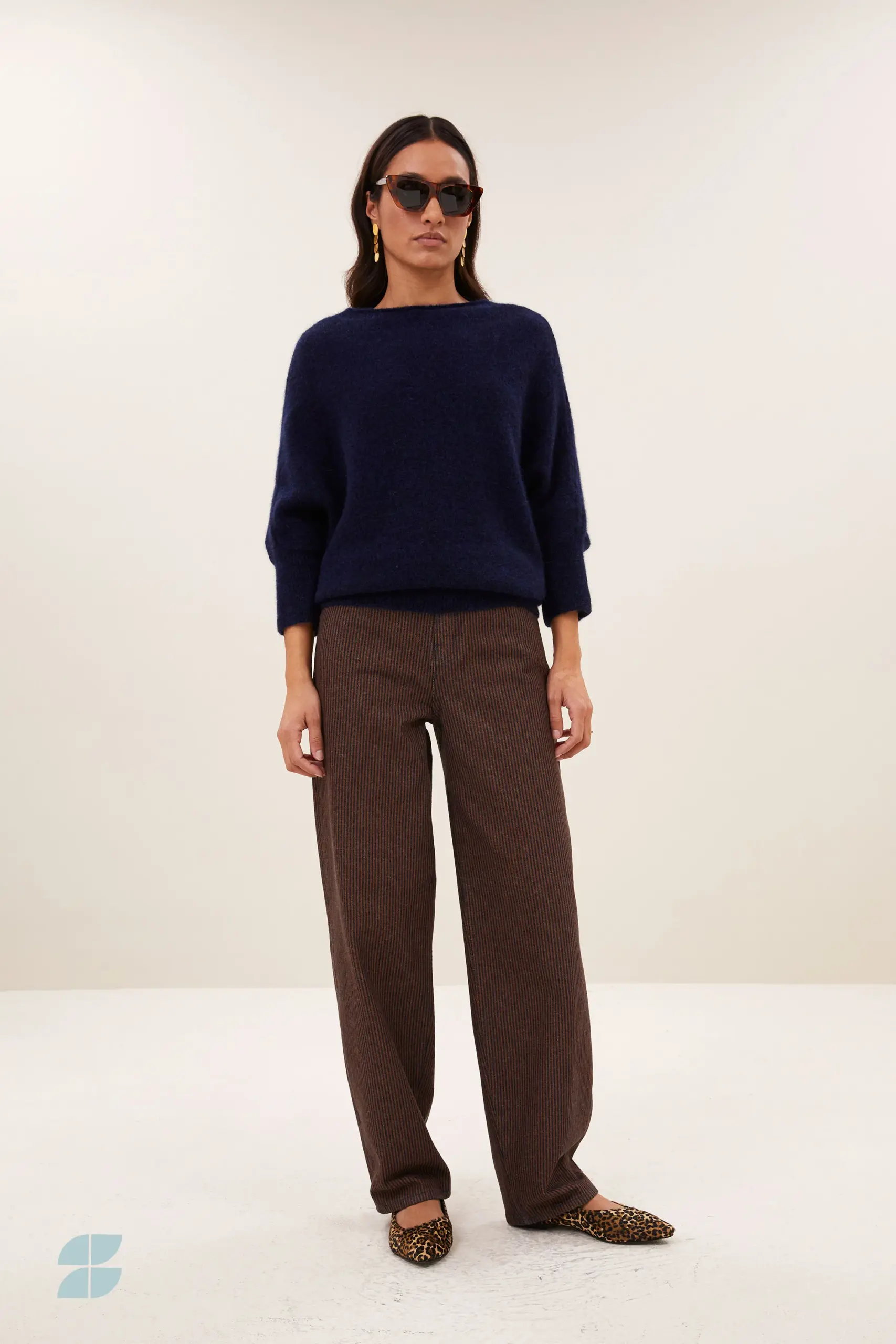 lew stripe jeans - copper stripe