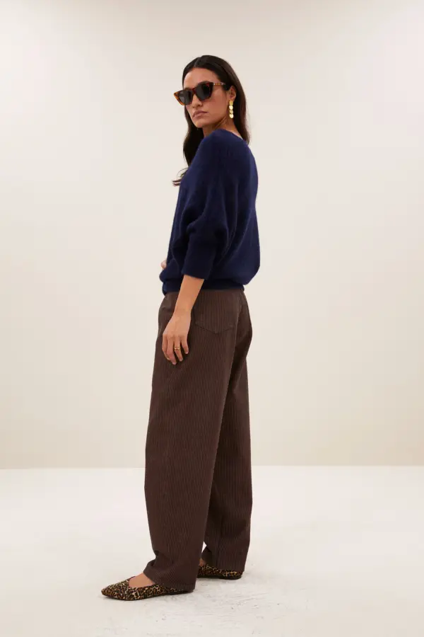 lew stripe jeans - copper stripe