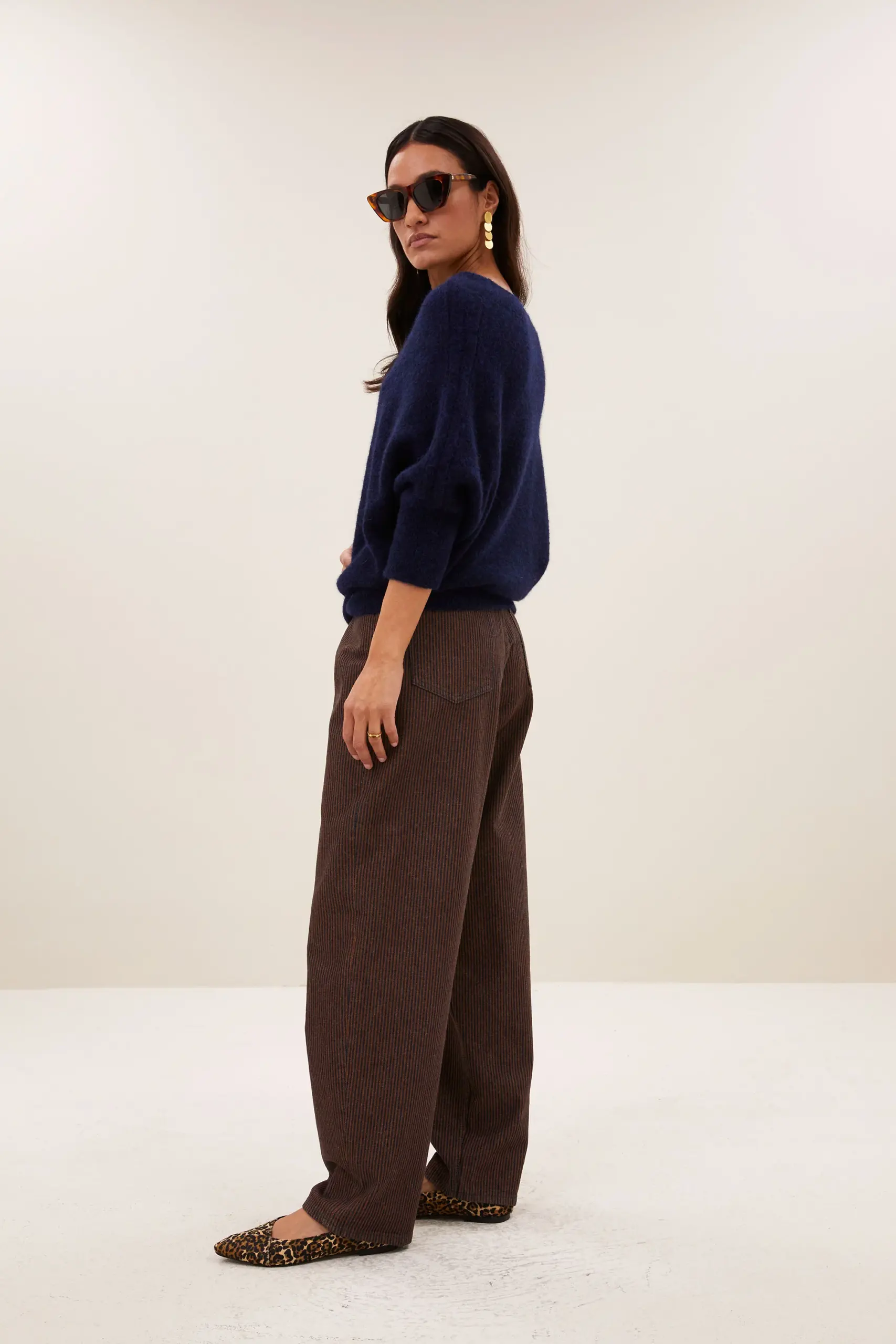 lew stripe jeans - copper stripe - Afbeelding 2
