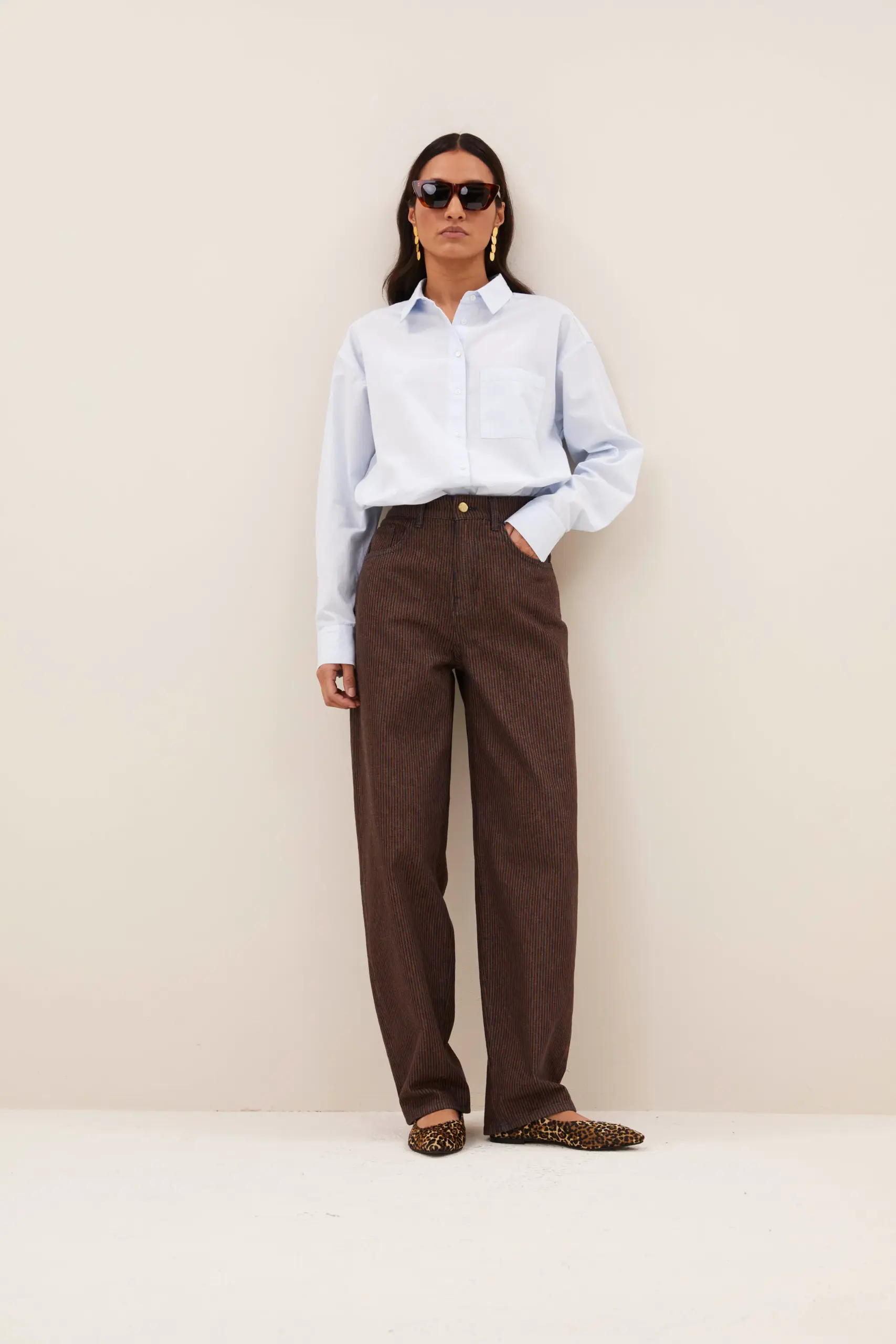 lew stripe jeans - copper stripe - Afbeelding 5