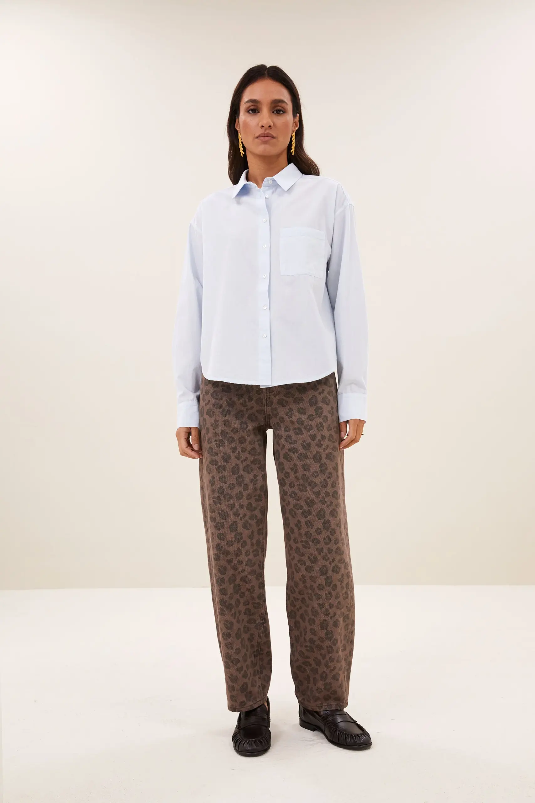 lew cheetah chocolate pants - chocolate brown - Afbeelding 5