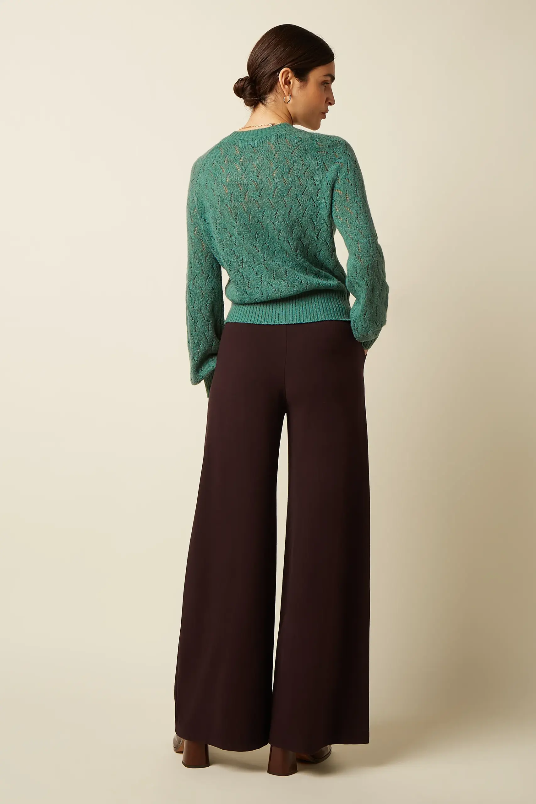 Cardi Raglan Farfalle - Fir Green - Afbeelding 3
