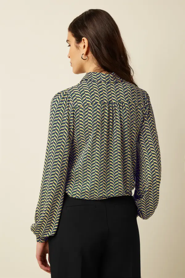 Maisie Blouse Marais - Evening Blue
