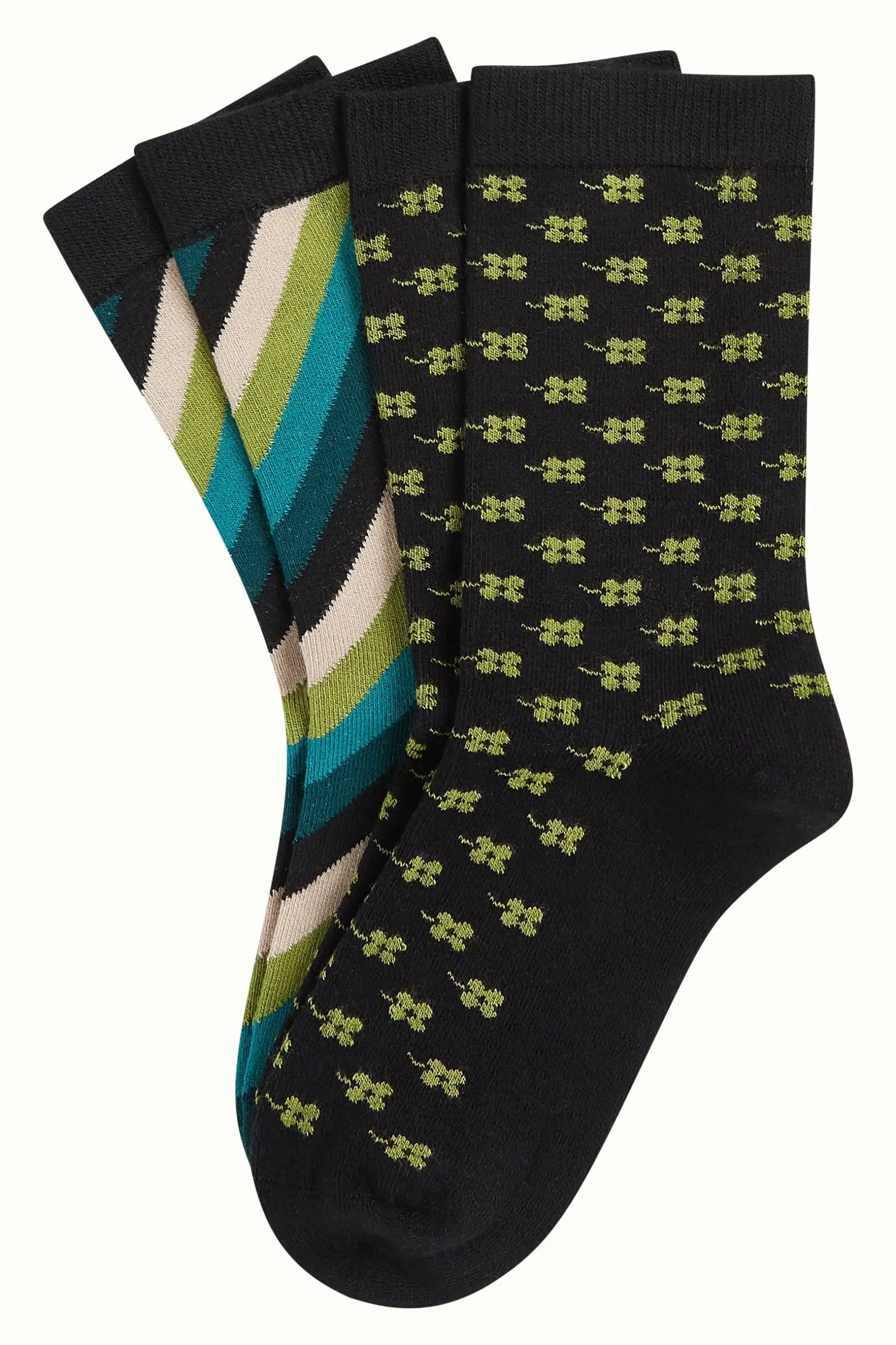Socks 2-Pack Cliff - pine green