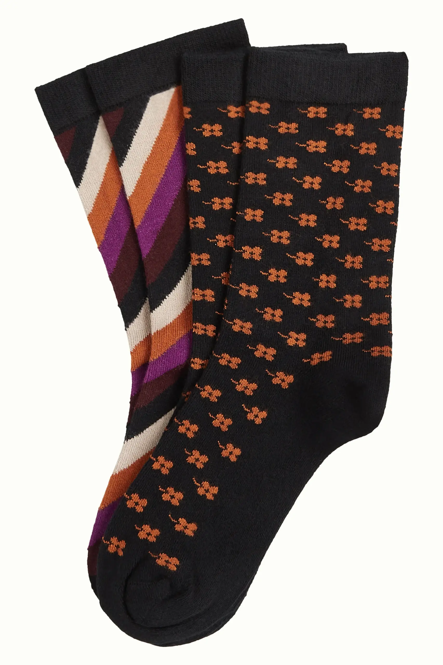 Socks 2-Pack Cliff - Spicy Brown