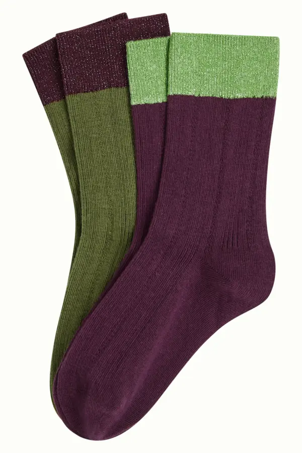 Socks 2-Pack Maris - Imperial Purple
