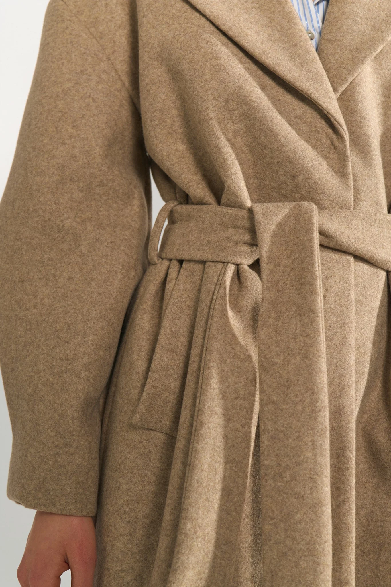 Nukimma Long Coat - Beige - Afbeelding 3