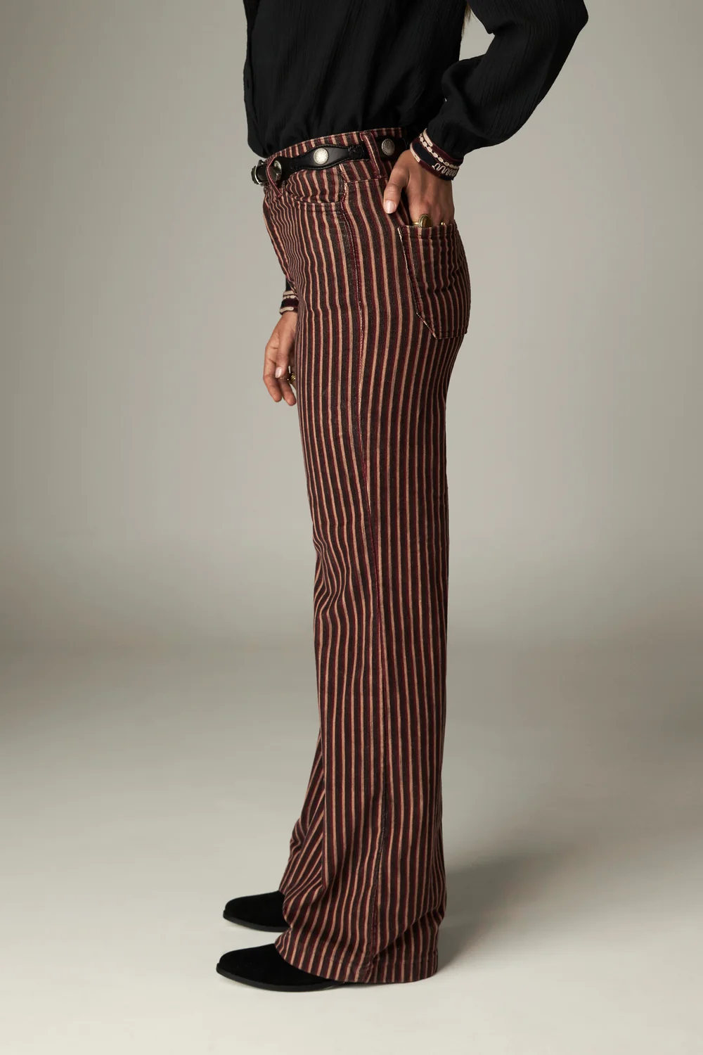 Broek met strepen - print streep - Afbeelding 2