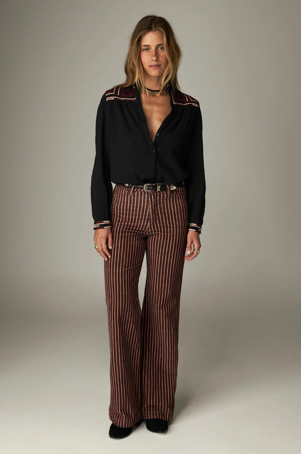 Broek met strepen - print streep - Afbeelding 4