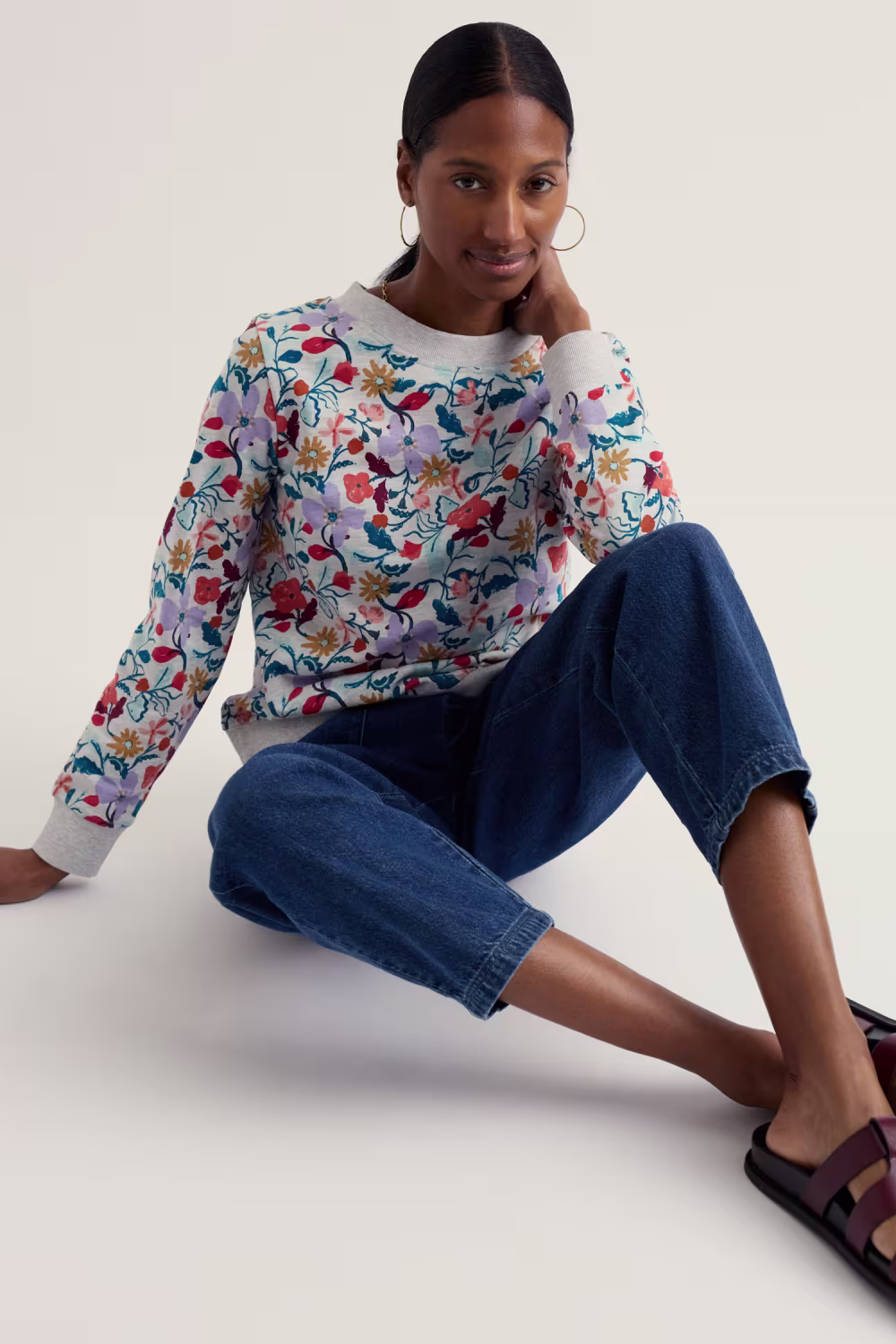 Bright Wave Sweatshirt - Wit - Afbeelding 3