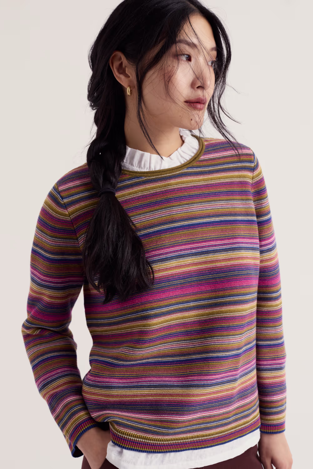 Makers Jumper - Moss Multi