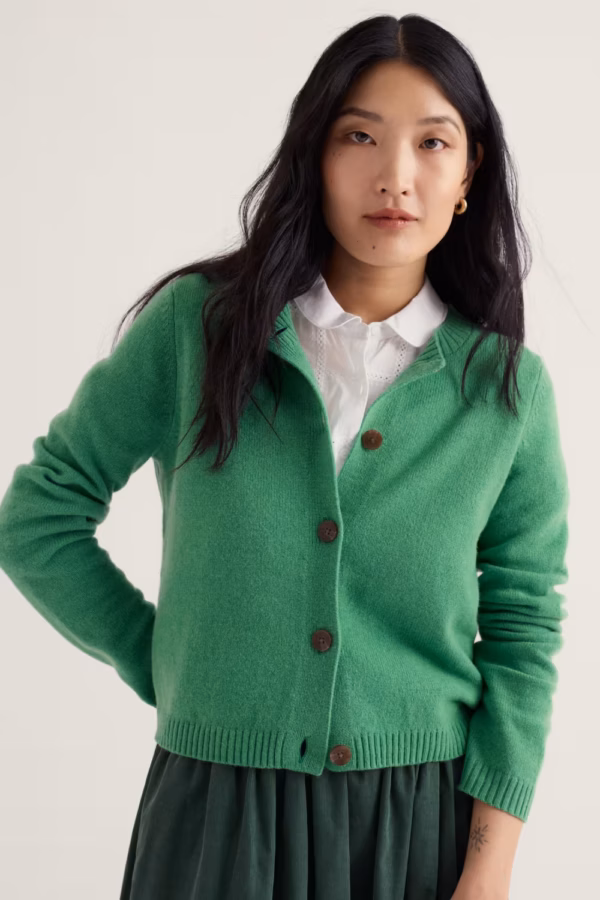 Tern Tide Cardigan - Peapod Green