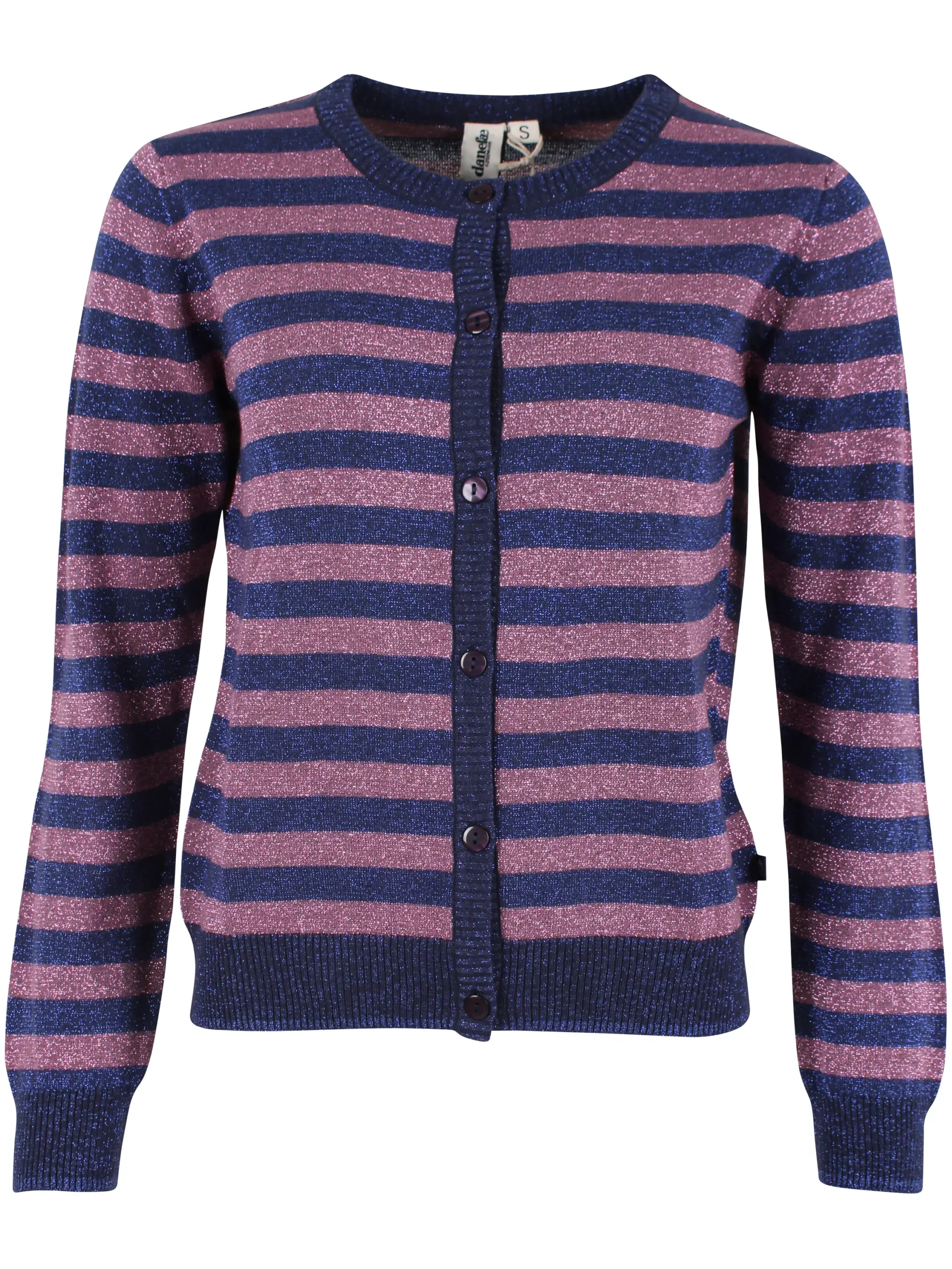 Danesaga Glitter Cardigan - Navy - Afbeelding 3