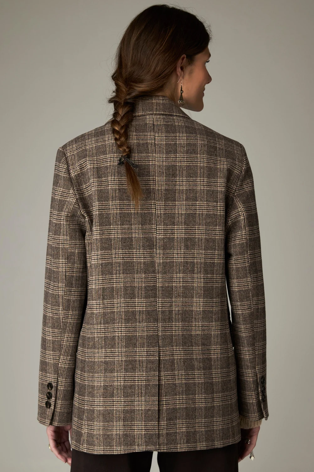 Single breasted blazer - Ruit multi - Afbeelding 3
