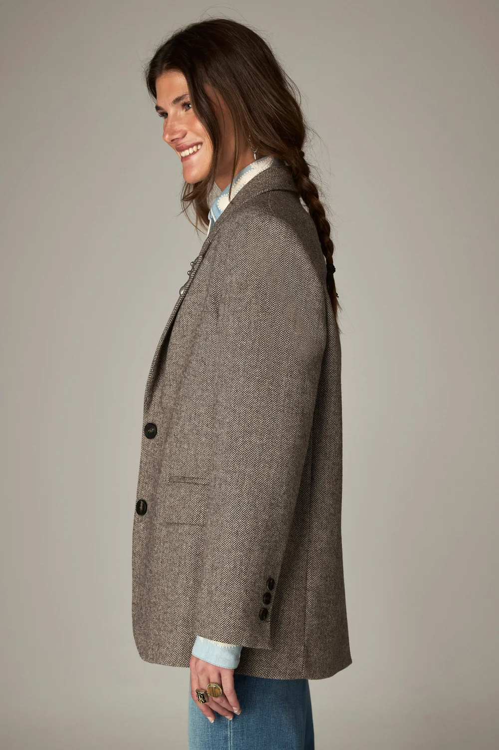 Single breasted blazer - CHOCOLAT - Afbeelding 2