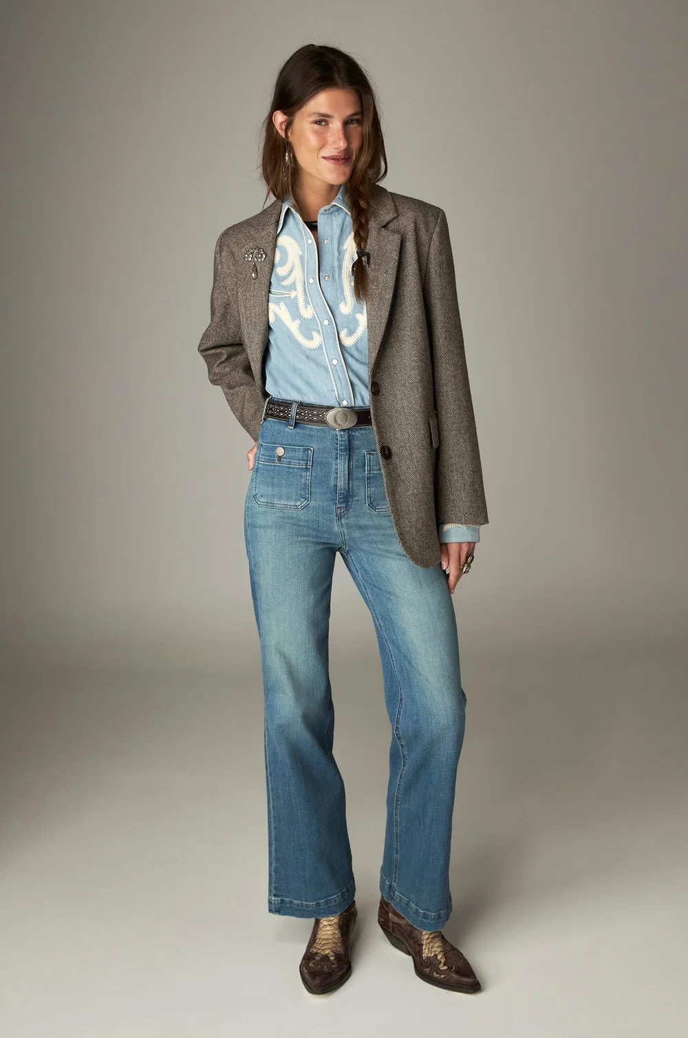 Single breasted blazer - CHOCOLAT - Afbeelding 5