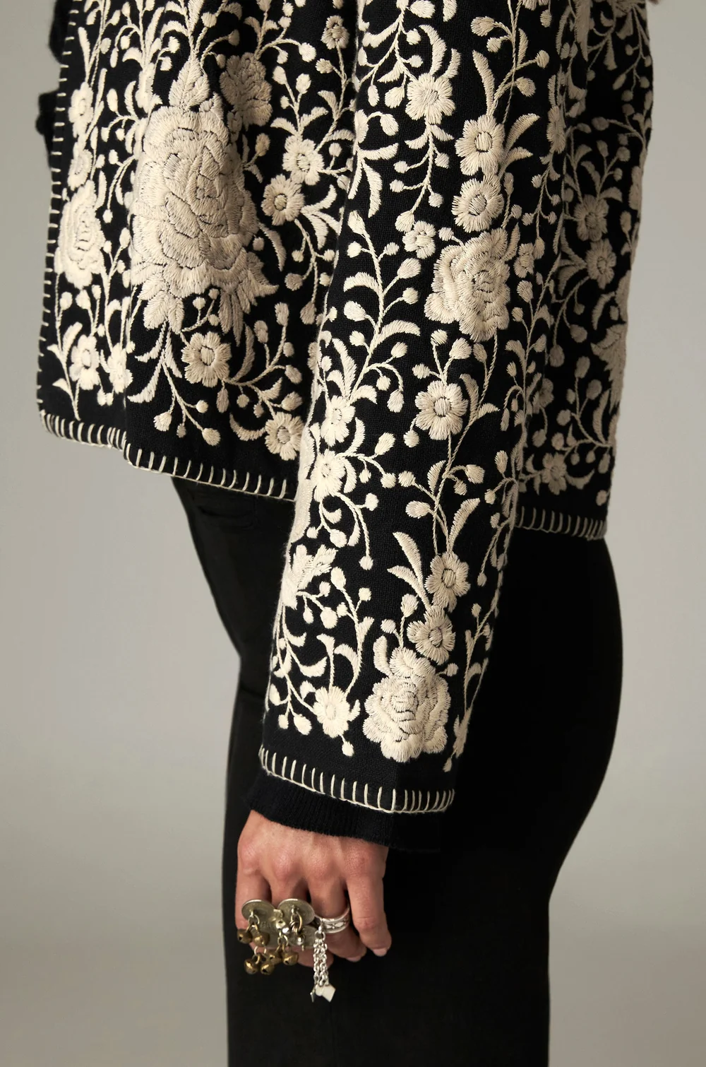 Jasje met bloemenprint - Print multi - Afbeelding 3