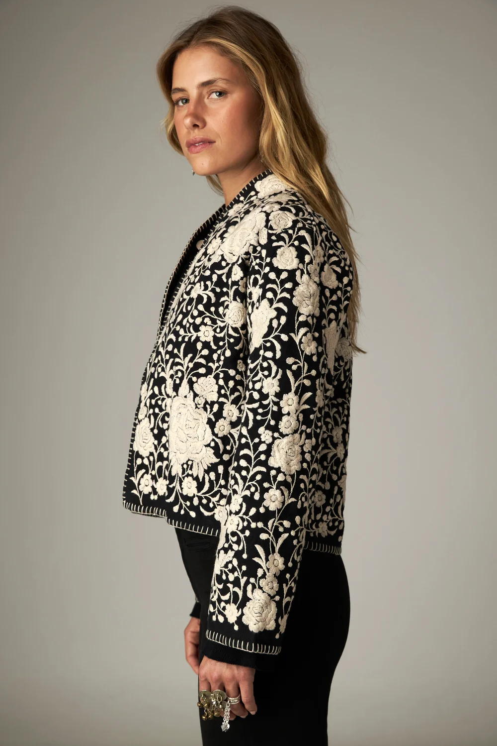 Jasje met bloemenprint - Print multi - Afbeelding 4