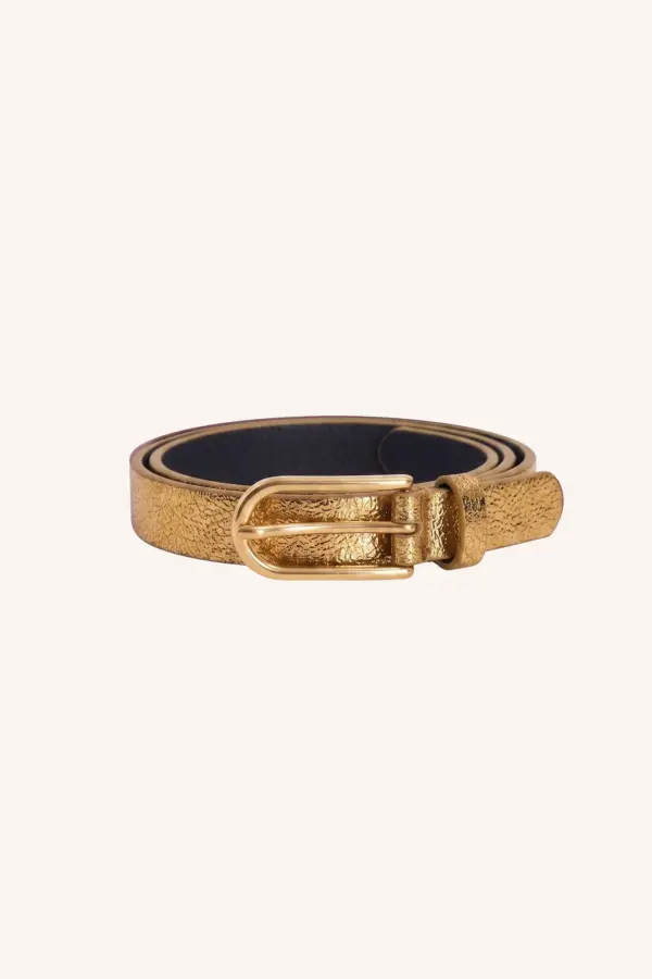 lovi metallic belt - Goud