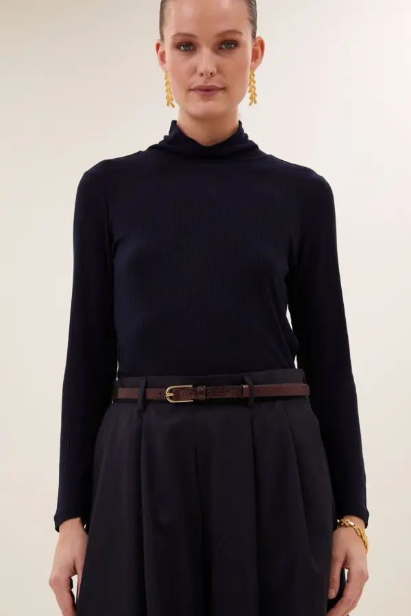 lovi metallic belt - copper
