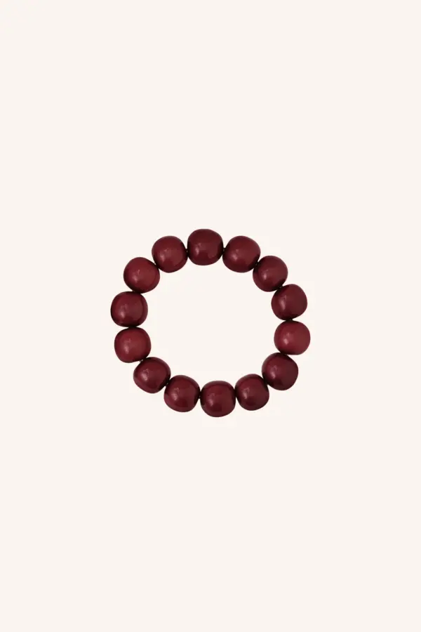 micky bracelet - burgundy crush