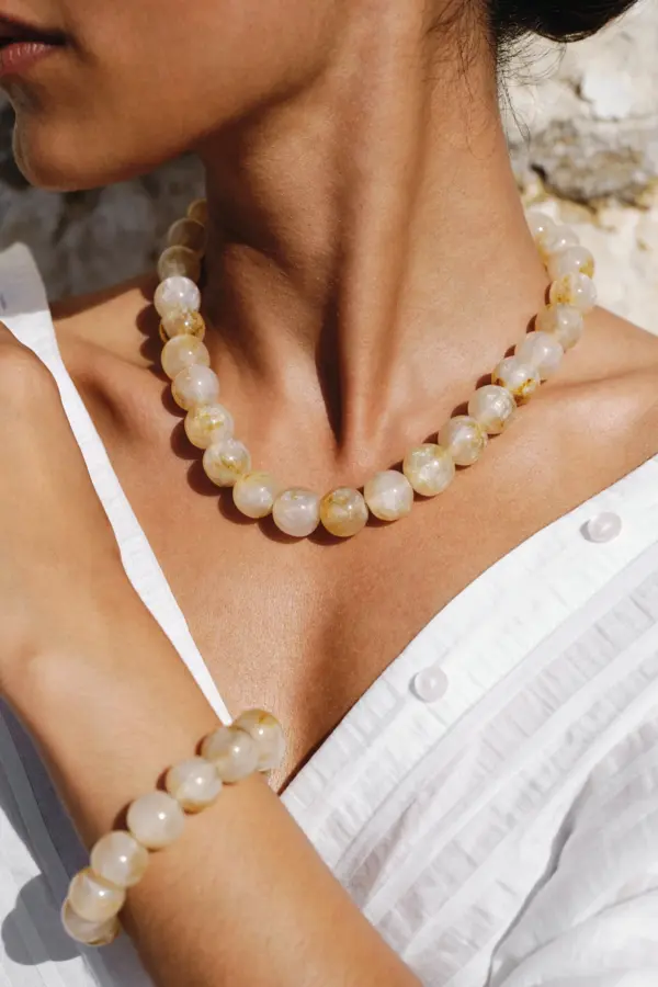 micky necklace - Ivory