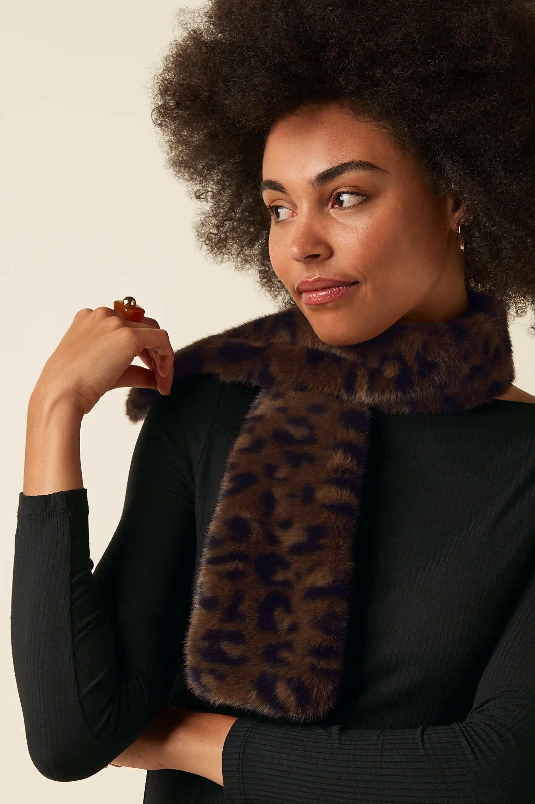 Scarf Billy - Rum Brown - Afbeelding 3
