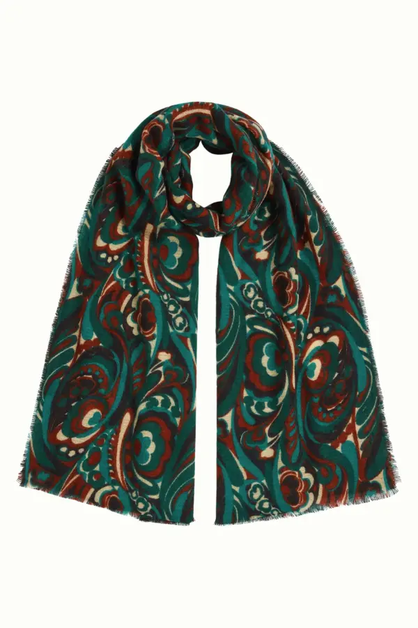 Maude Scarf - Botanical Green